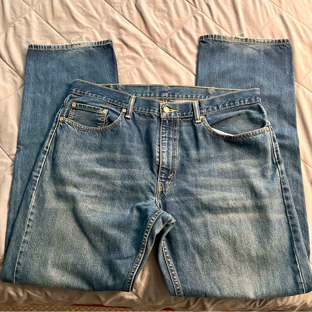 Levi's 559 Blue Denim Jeans, 38x34